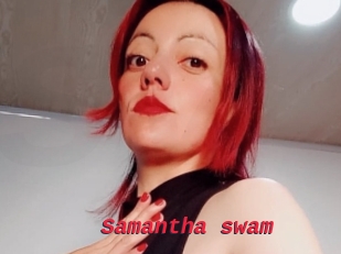 Samantha_swam